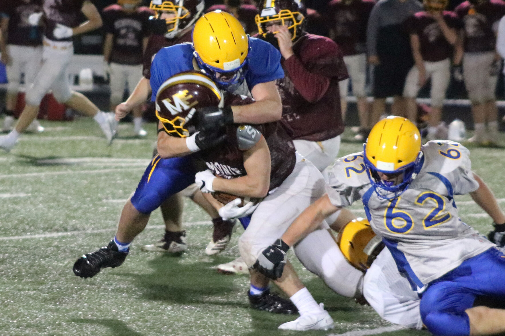 Rice Lake football scrimmage vs. Menomonie 9-18-20